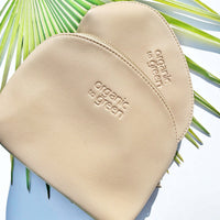 Luxury Vegan Leather Cosmetic Toiletry Travel Bag