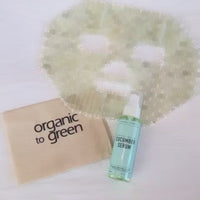 Jade Crystal Gem Facial Mask For Anti-Aging + Cucumber Hyaluronic Hydration Calming & Restoring