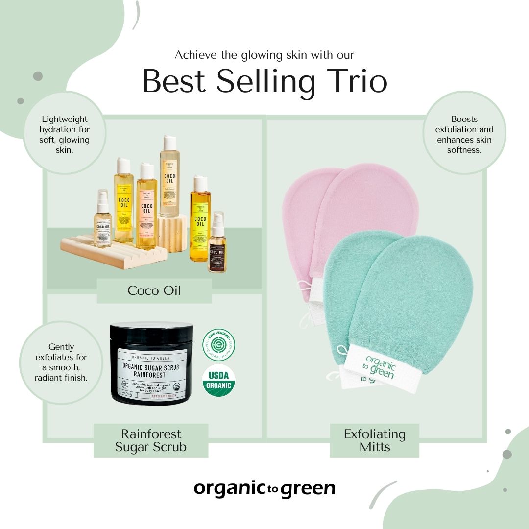 Premium Exfoliating Mitt for Body (2pc)