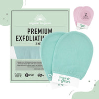 Premium Exfoliating Mitt for Body (2pc)