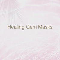Rose Quartz Crystal Gem Facial Mask For Self-Care + Rose Petal Reserve Serum with Collagen Boost & Vitamin C Brightening