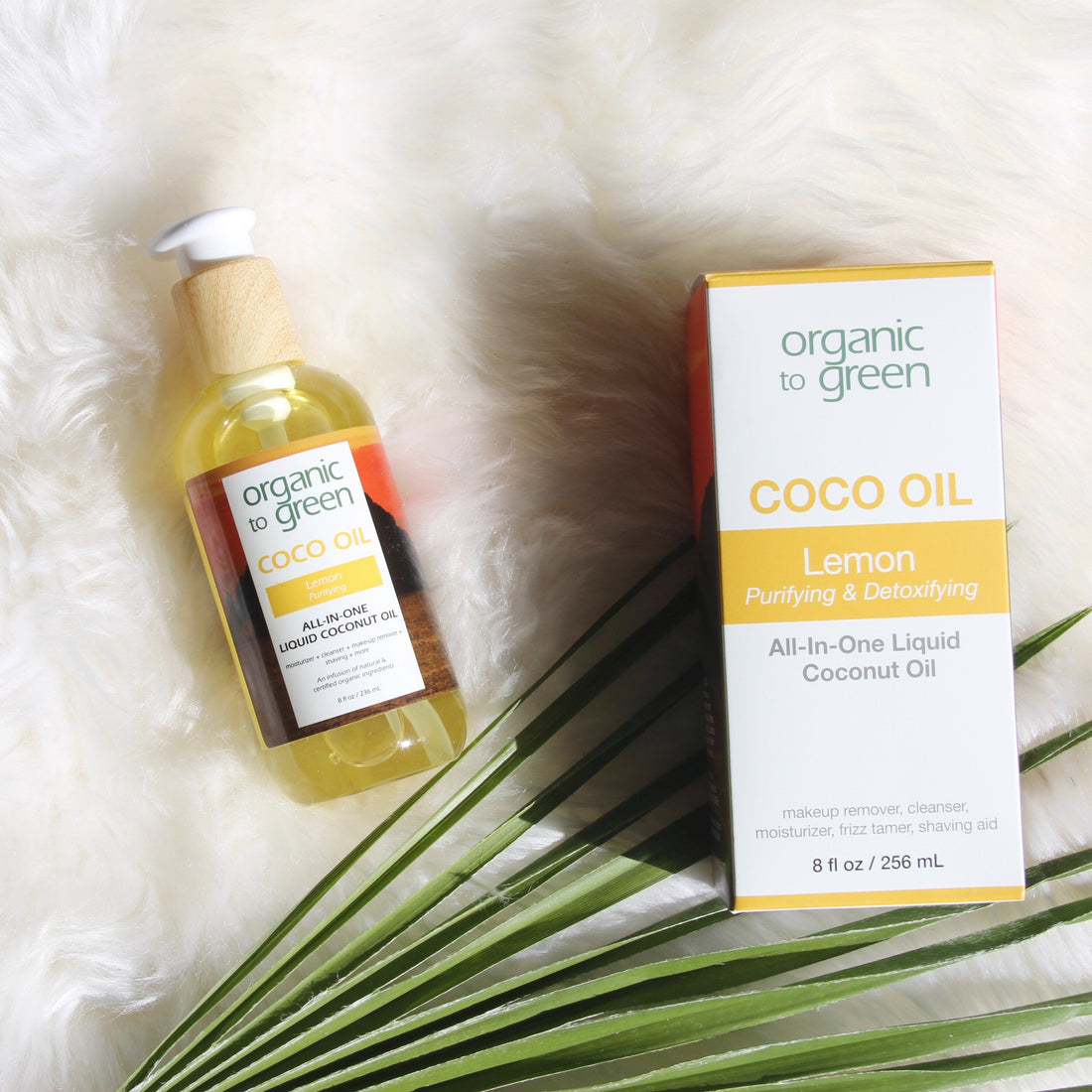 Liquid Coconut Oil Lemon - Purifying Coco Oil