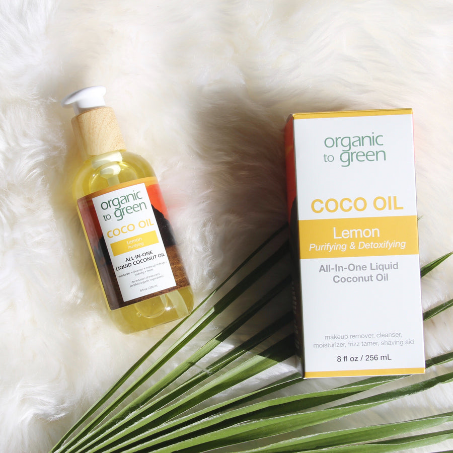 Liquid Coconut Oil Lemon - Purifying Coco Oil
