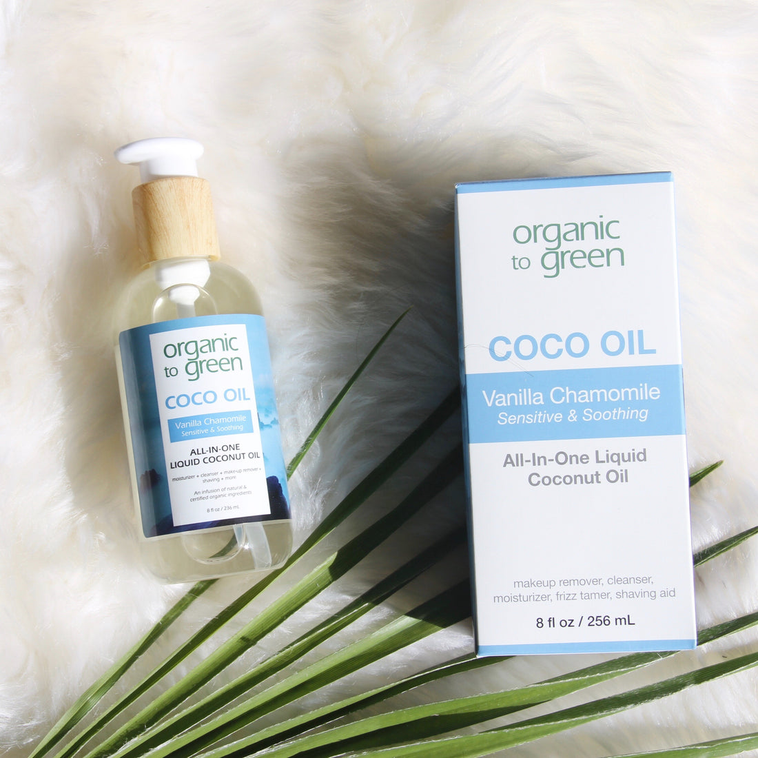 Liquid Coconut Oil Vanilla Chamomile - Sensitive & Soothing Coco Oil