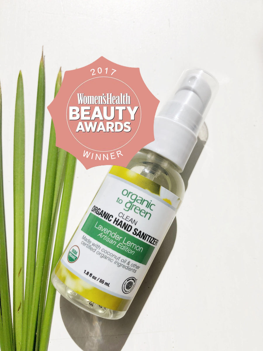 Clean Organic Hand Sanitizer Spray Lavender & Lemon