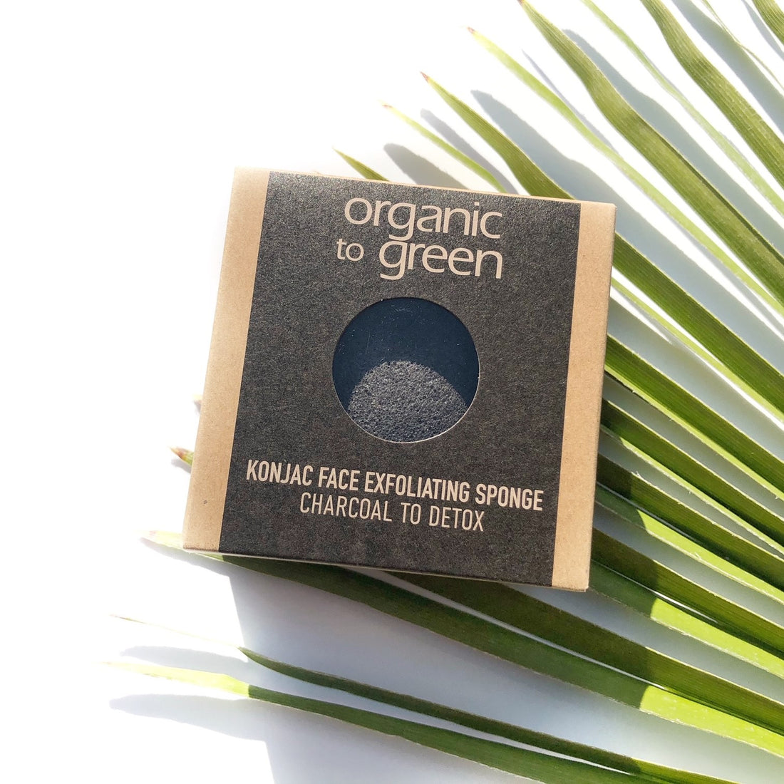 Konjac Face Exfoliating Sponge - Charcoal