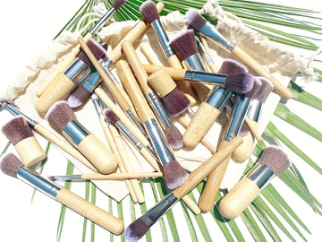 Soft and Gentle Vegan + Cruelty-Free Makeup Brushes - 12 Piece Kit - Wholesale Case of 12