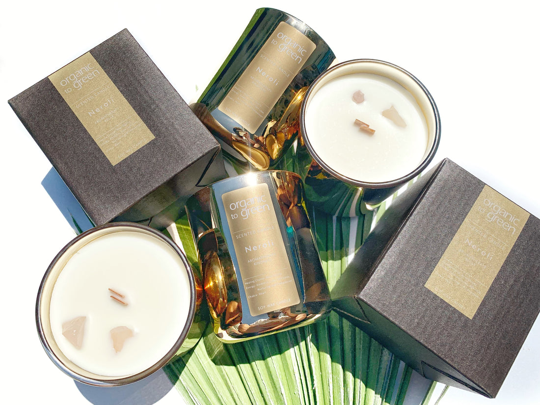 KINDNESS - Neroli Aromatherapy with Rose Quartz CANDLE - Wholesale Case of 12