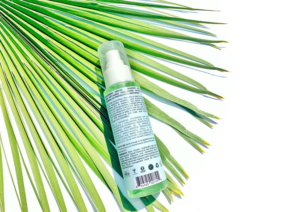 CUCUMBER SERUM - RESERVE EDITION – FOR ANTI-AGING - HYALURONIC HYDRATION, FIRMING, UV PROTECTION, RESTORING