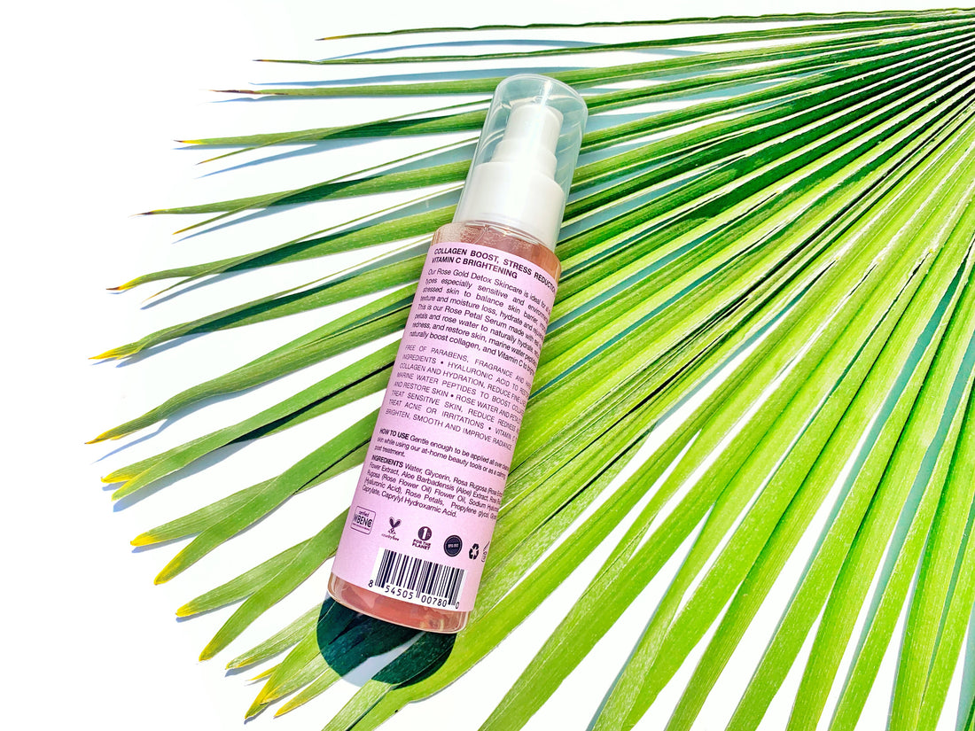 ROSE PETAL SERUM - RESERVE EDITION – FOR GLOWING SKIN - COLLAGEN BOOST, STRESS REDUCTION & VITAMIN C BRIGHTENING