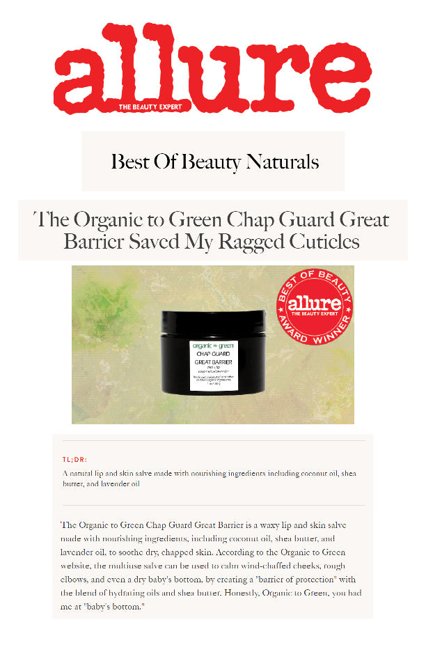 Chap Guard - Healing and Protects Moisturizer - GREAT BARRIER for skin + lip
