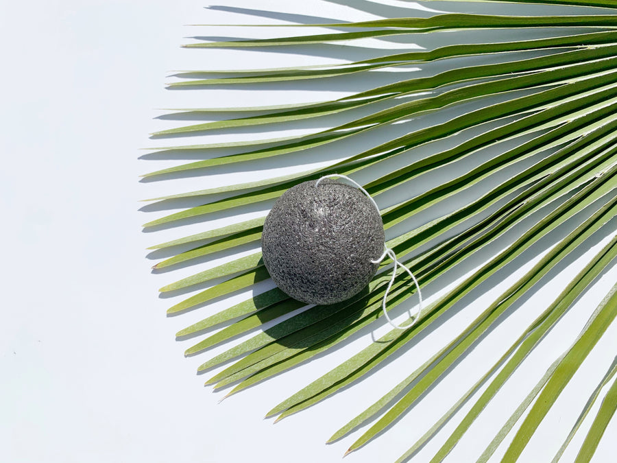 Konjac Face Exfoliating Sponge - Charcoal