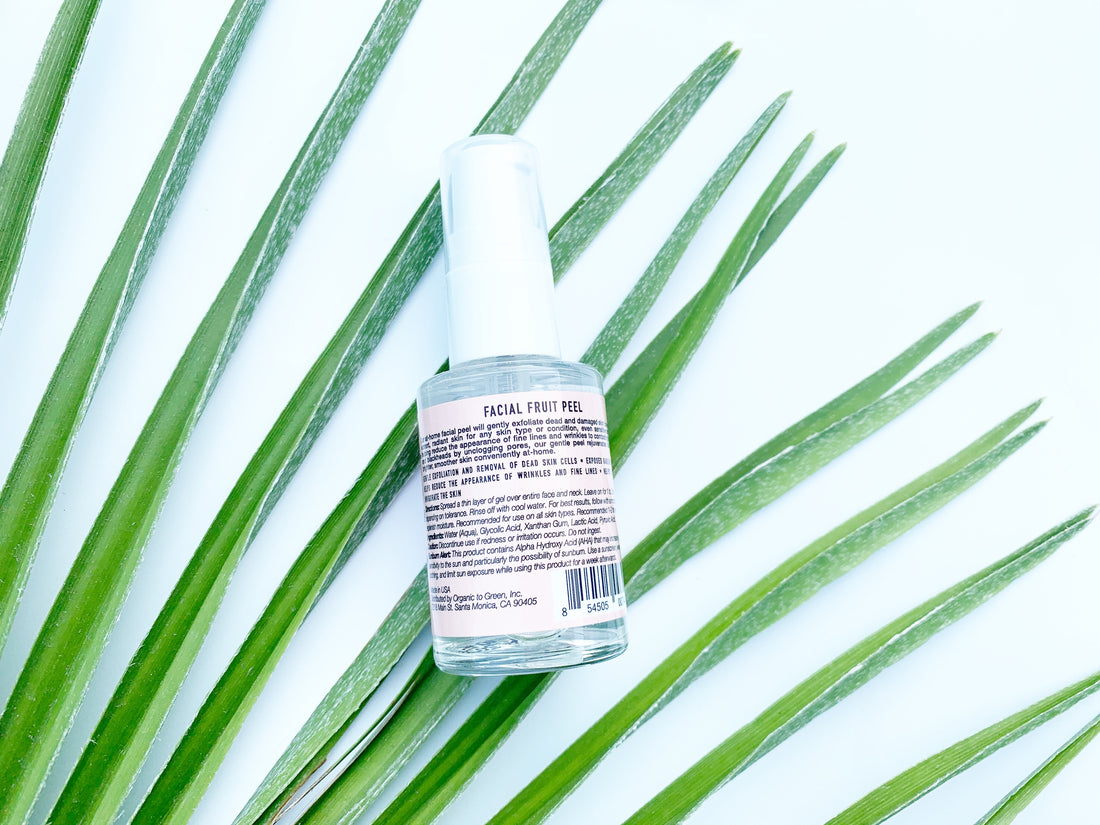 Gentle Facial Fruit Peel