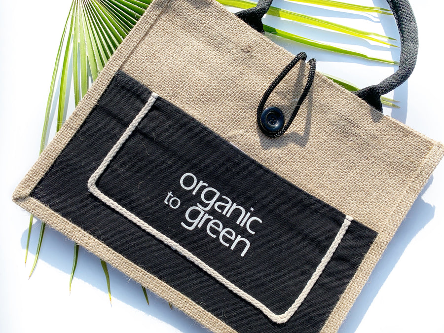 Eco Jute Tote with Waterproof Liner