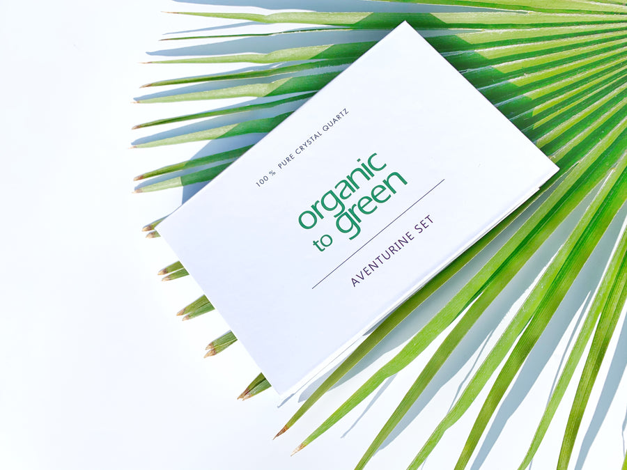 Crystal Roller + Gua Sha Set - Skin Detox - Green Aventurine