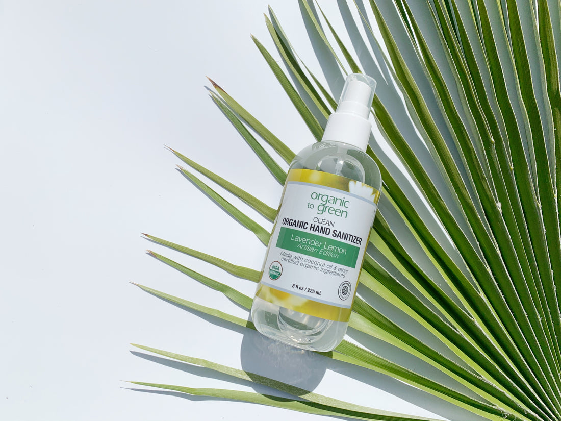 Clean Organic Hand Sanitizer Spray Lavender & Lemon