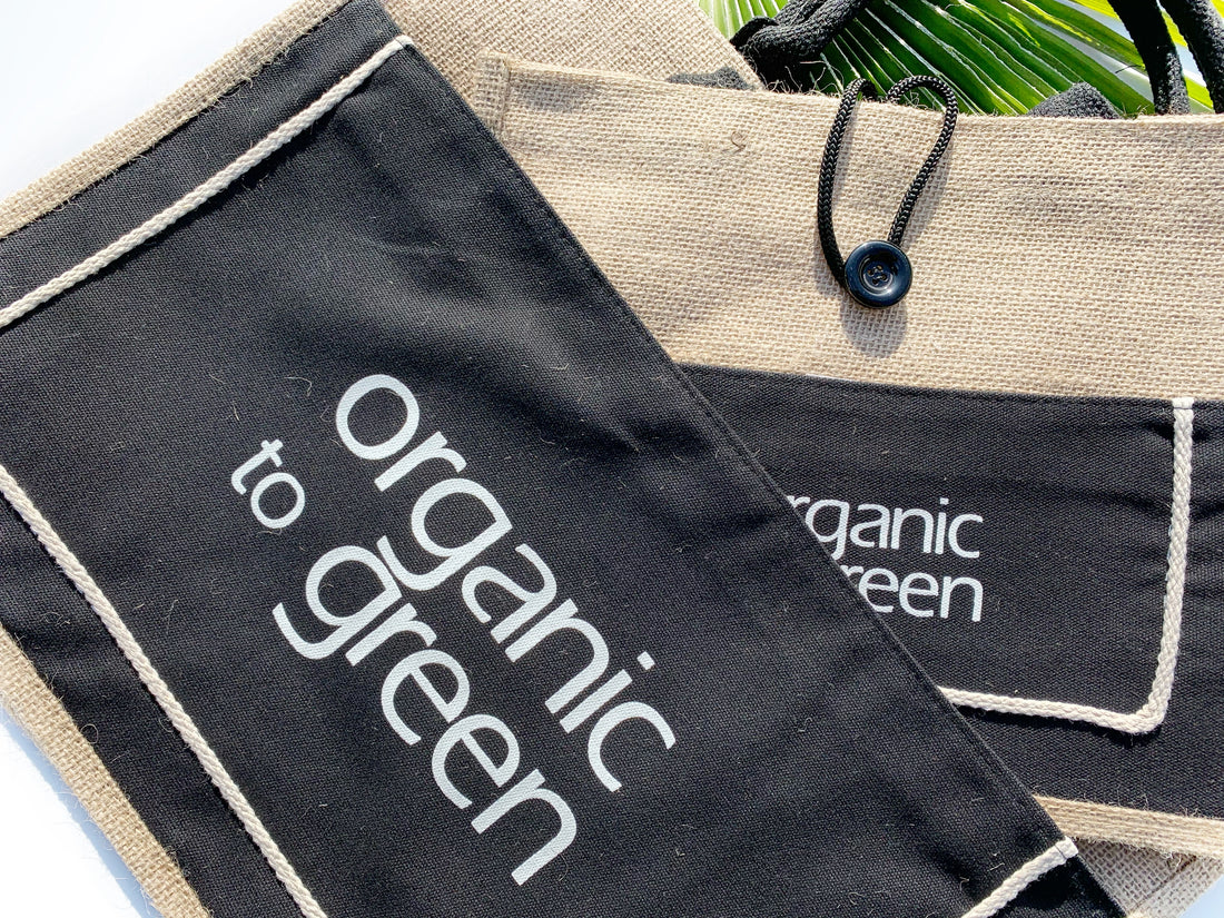 Eco Jute Tote with Waterproof Liner