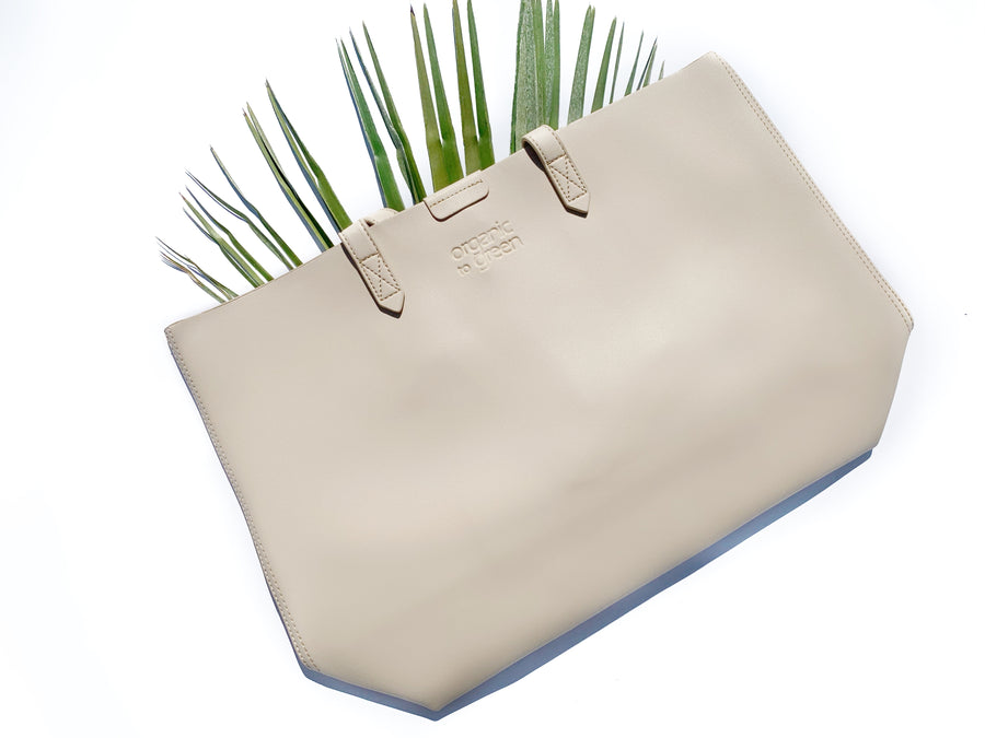 Designer Vegan Leather Cruelty - Creme