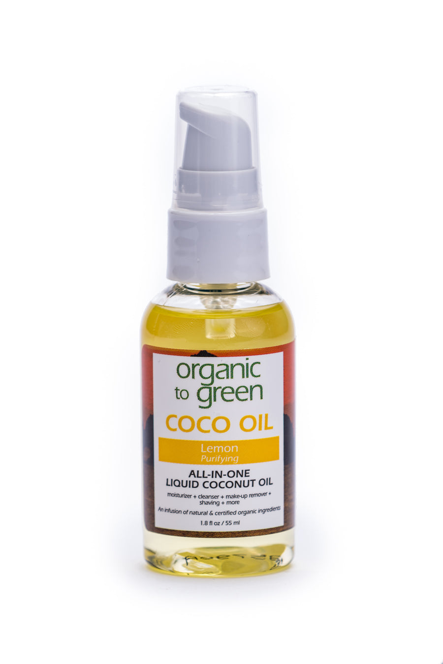 Liquid Coconut Oil Lemon - Purifying Coco Oil