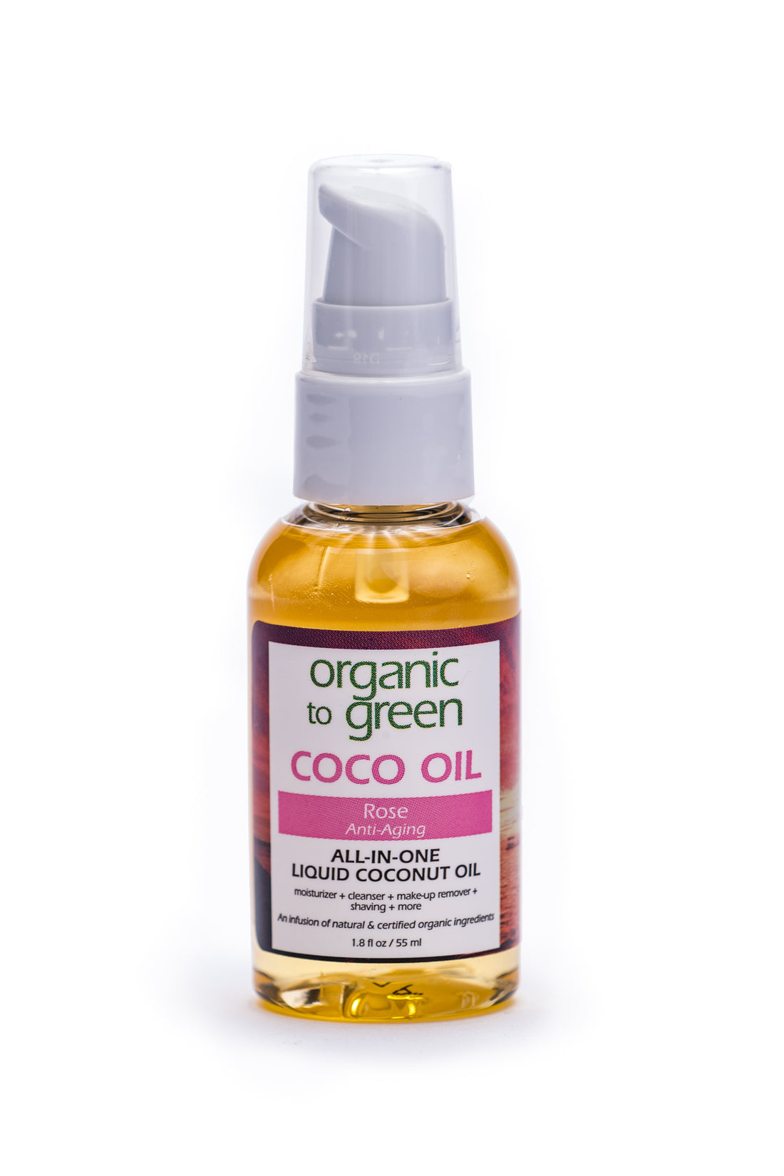 Liquid Coconut Oil Rose - Anti-Aging Coco Oil