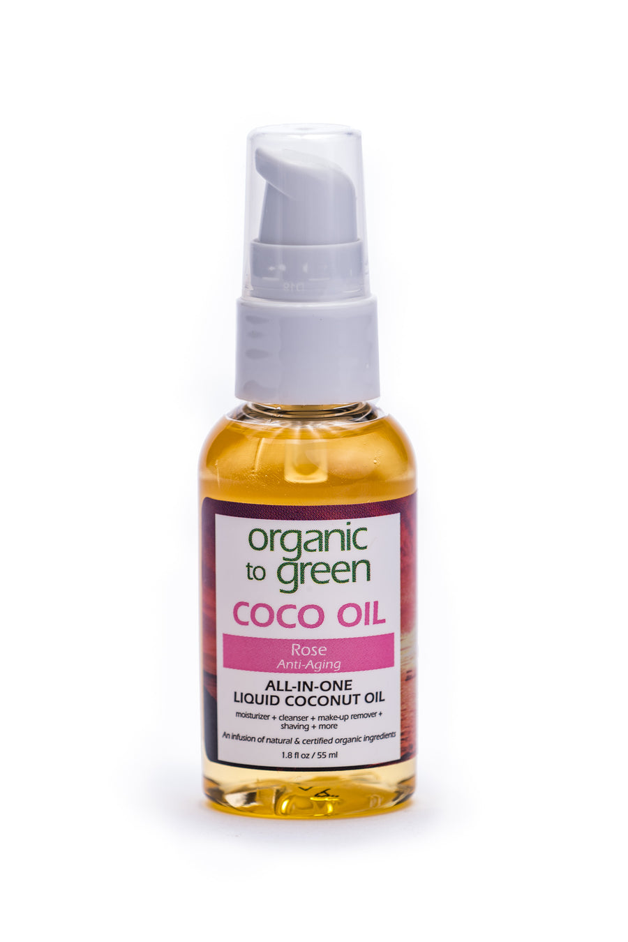 Liquid Coconut Oil Rose - Anti-Aging Coco Oil