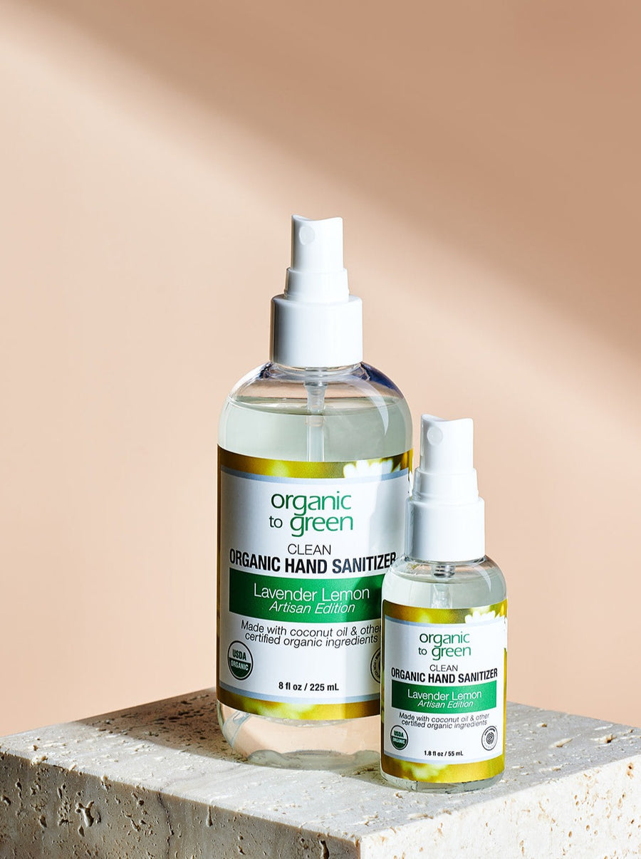 Clean Organic Hand Sanitizer Spray Lavender & Lemon