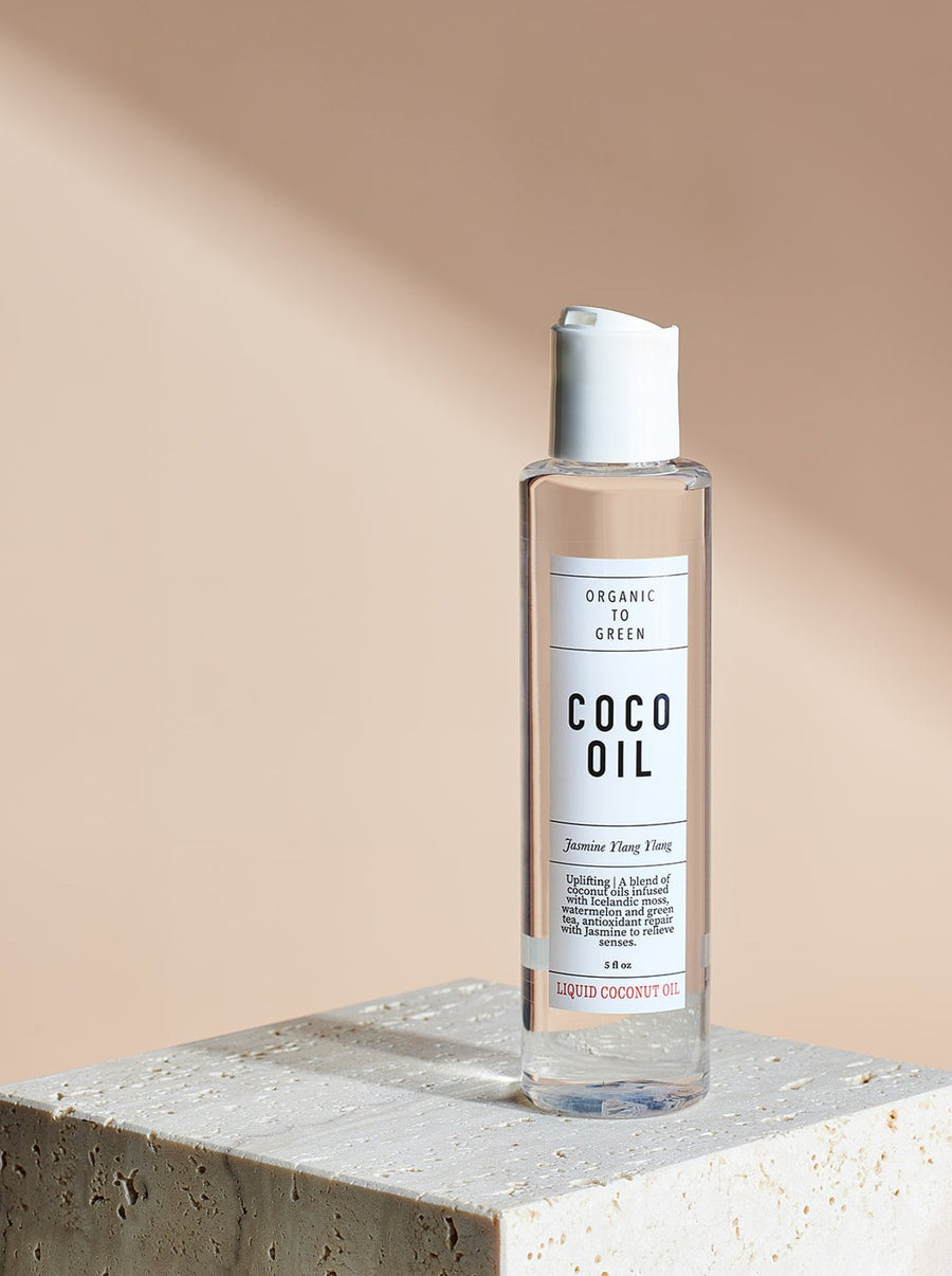 Liquid Coconut Oil Jasmine Ylang Ylang - Moisturizing Coco Oil