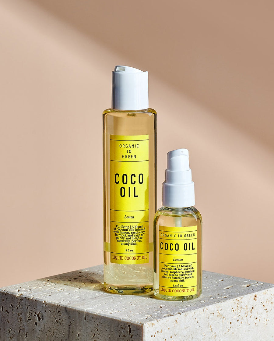 Liquid Coconut Oil Lemon - Purifying Coco Oil