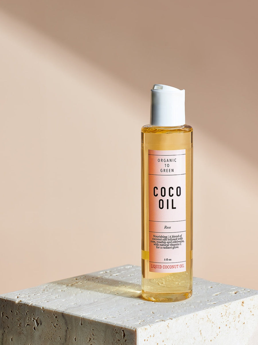 Liquid Coconut Oil Rose - Anti-Aging Coco Oil