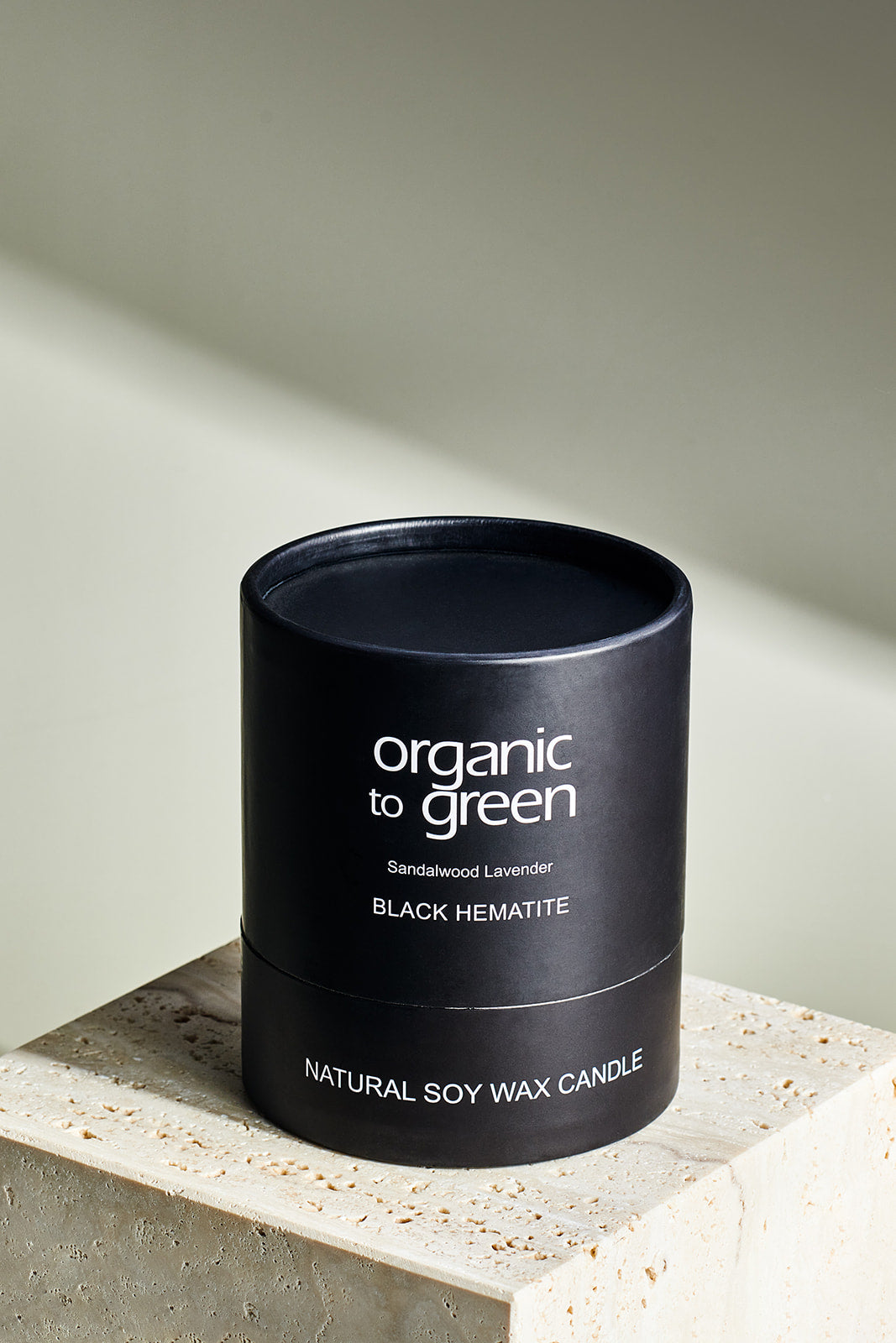Black Hematite - Sandalwood Lavender CANDLE