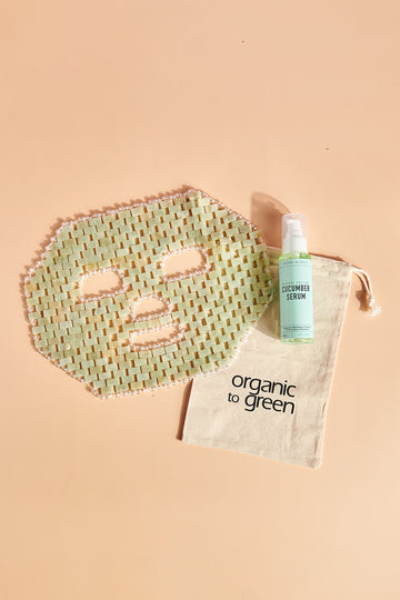 Jade Crystal Gem Facial Mask For Anti-Aging + Cucumber Hyaluronic Hydration Calming & Restoring